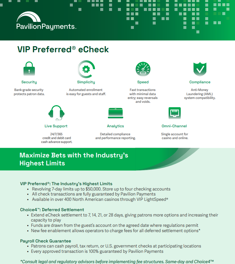 VIP Preferred eCheck thumbnail
